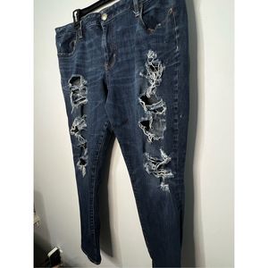 American Eagle Ripped Jeans Size 20 Full Length Distressed Jeans
